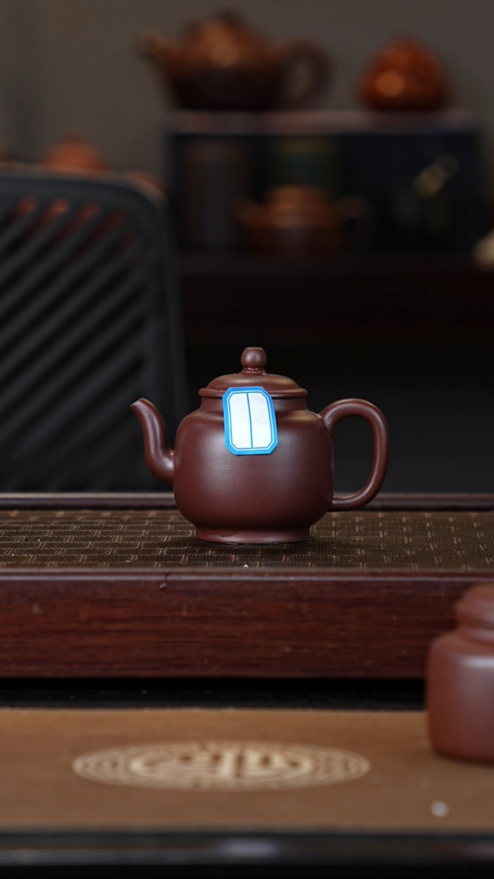 茶壶紫砂紫朱泥石红宫灯