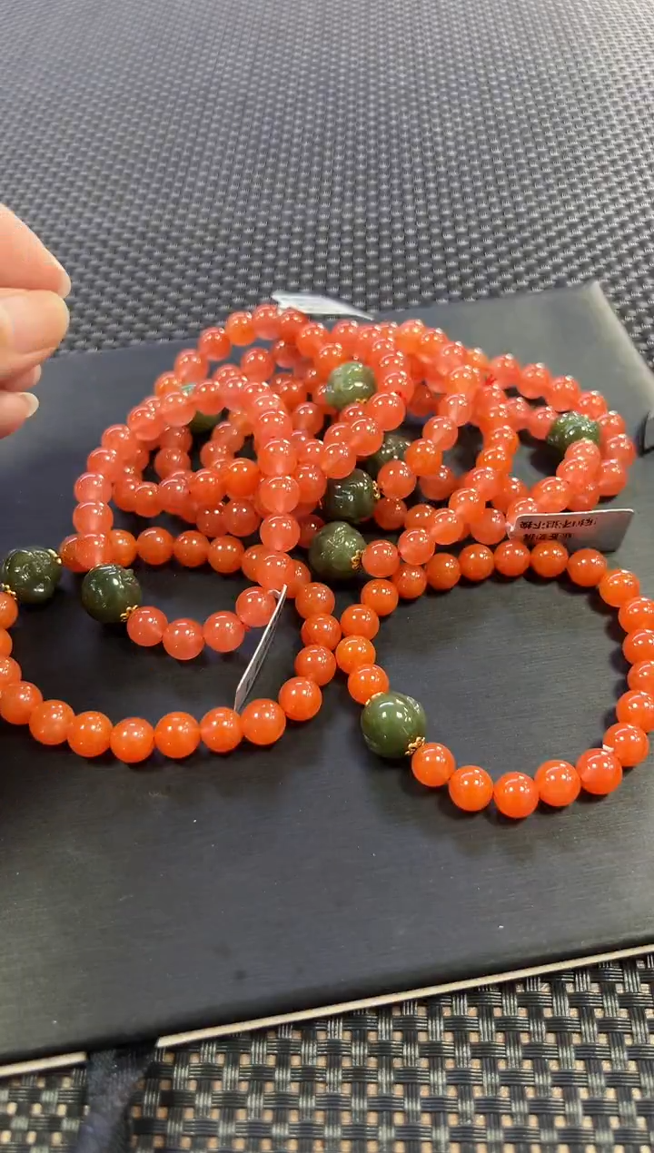 南红玛瑙手串未镶嵌 DIY约8mm（多样性发一件）0228