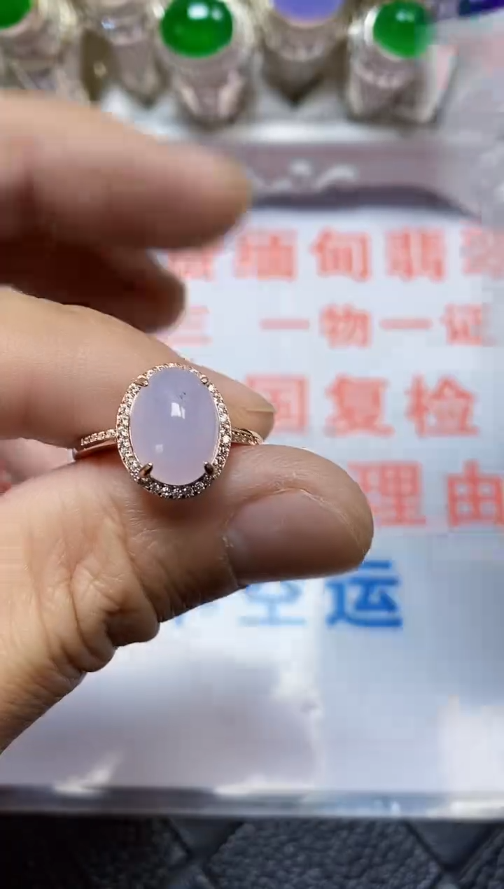 【闪购商品】翡翠戒指银S925镶嵌/2776