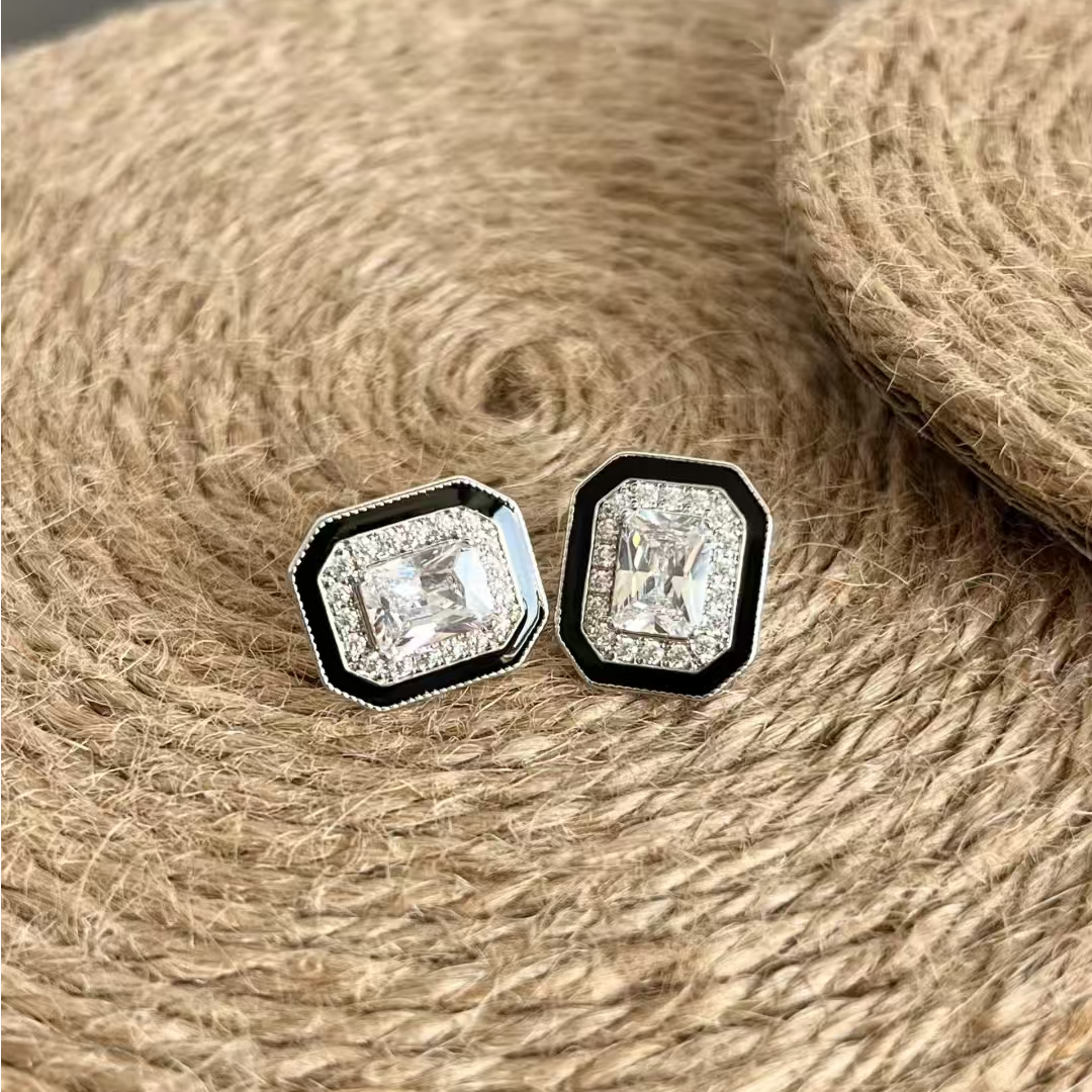 铜合金合成锆石耳饰 铜合金耳饰直播间过款专用链接-请勿单独购买