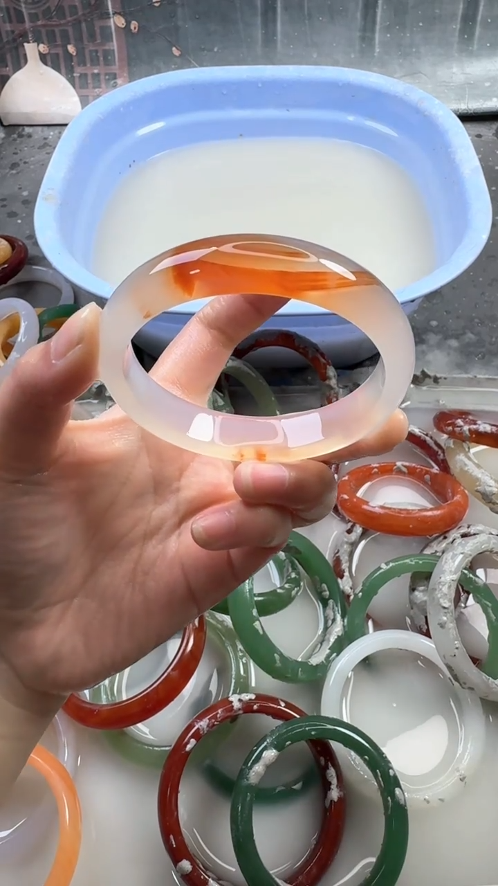 【闪购商品】玛瑙/玉髓手镯未镶嵌108 6364