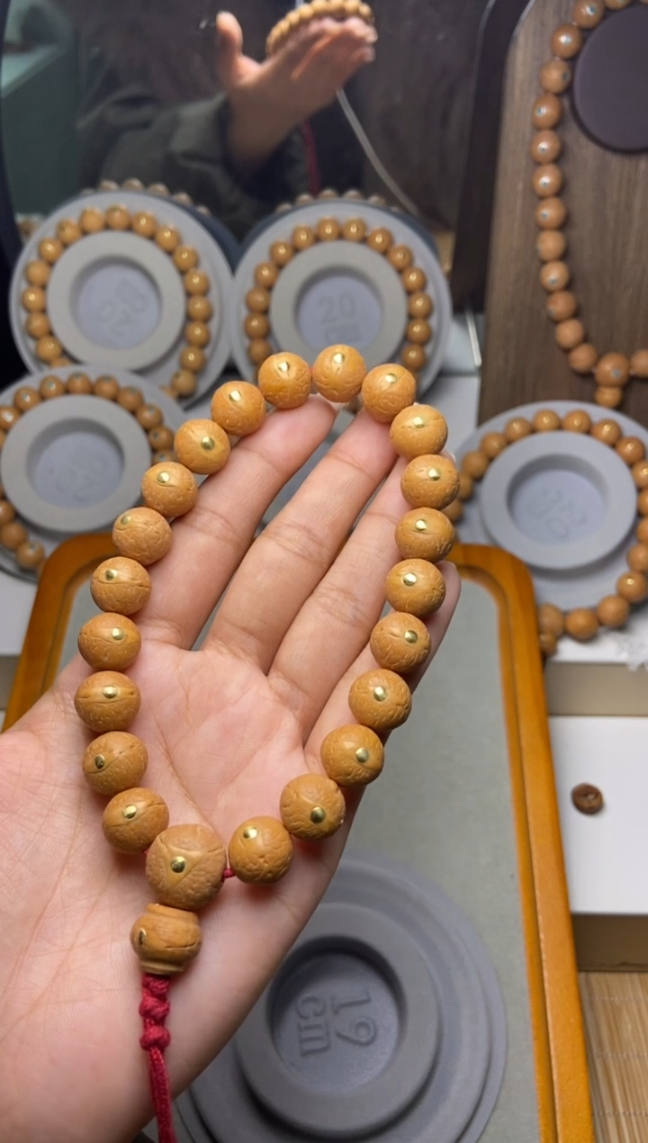 吊坠凤眼菩提12凤眼手串铜钉