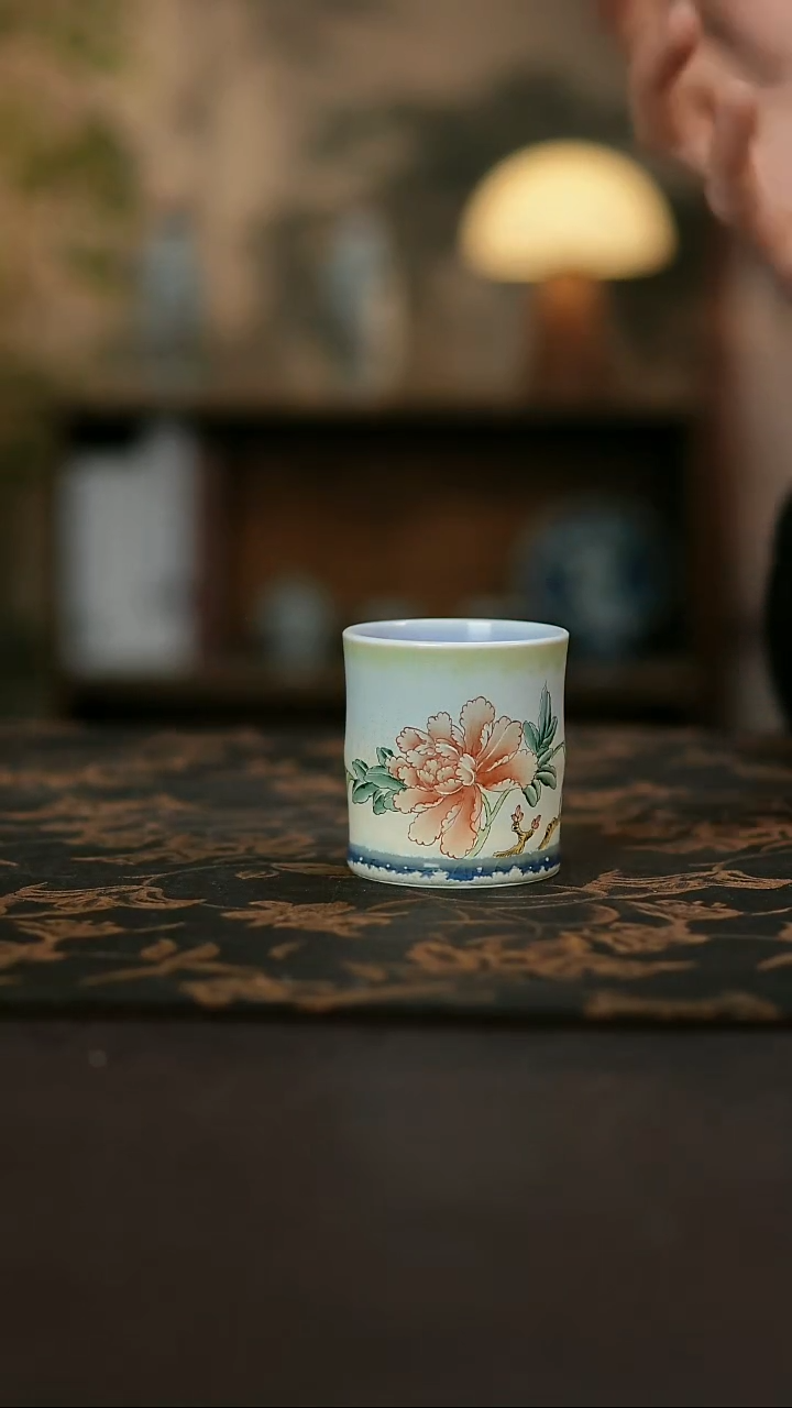 景德镇陶瓷杯碗柴烧多人