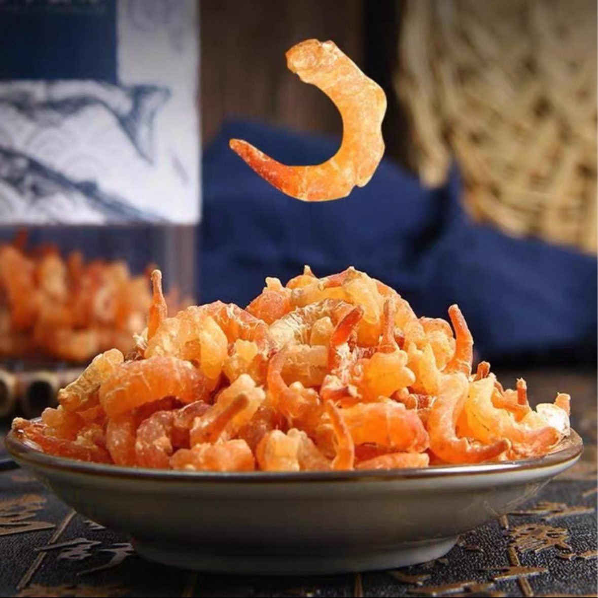 去头去壳新鲜纯肉淡晒无皮虾米海鲜干货A  WQ