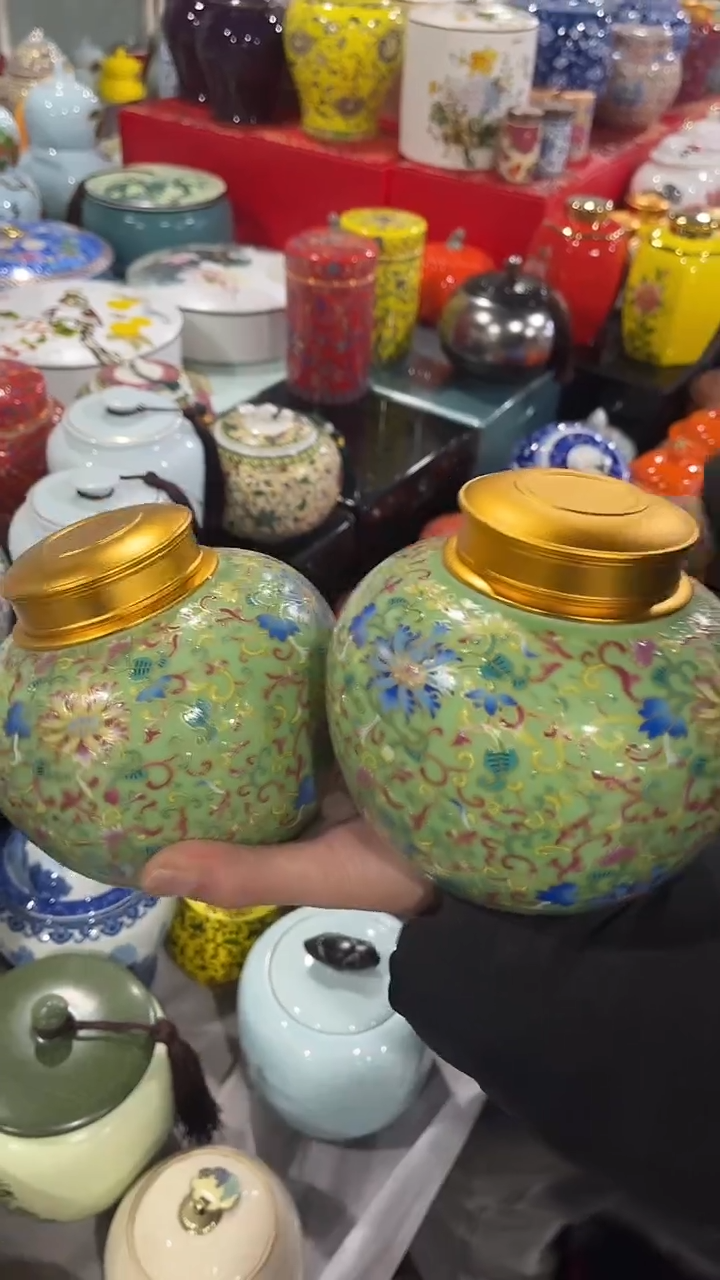 【闪购商品】其他陶瓷茶叶罐储物密封罐家用绿茶红茶普洱龙井