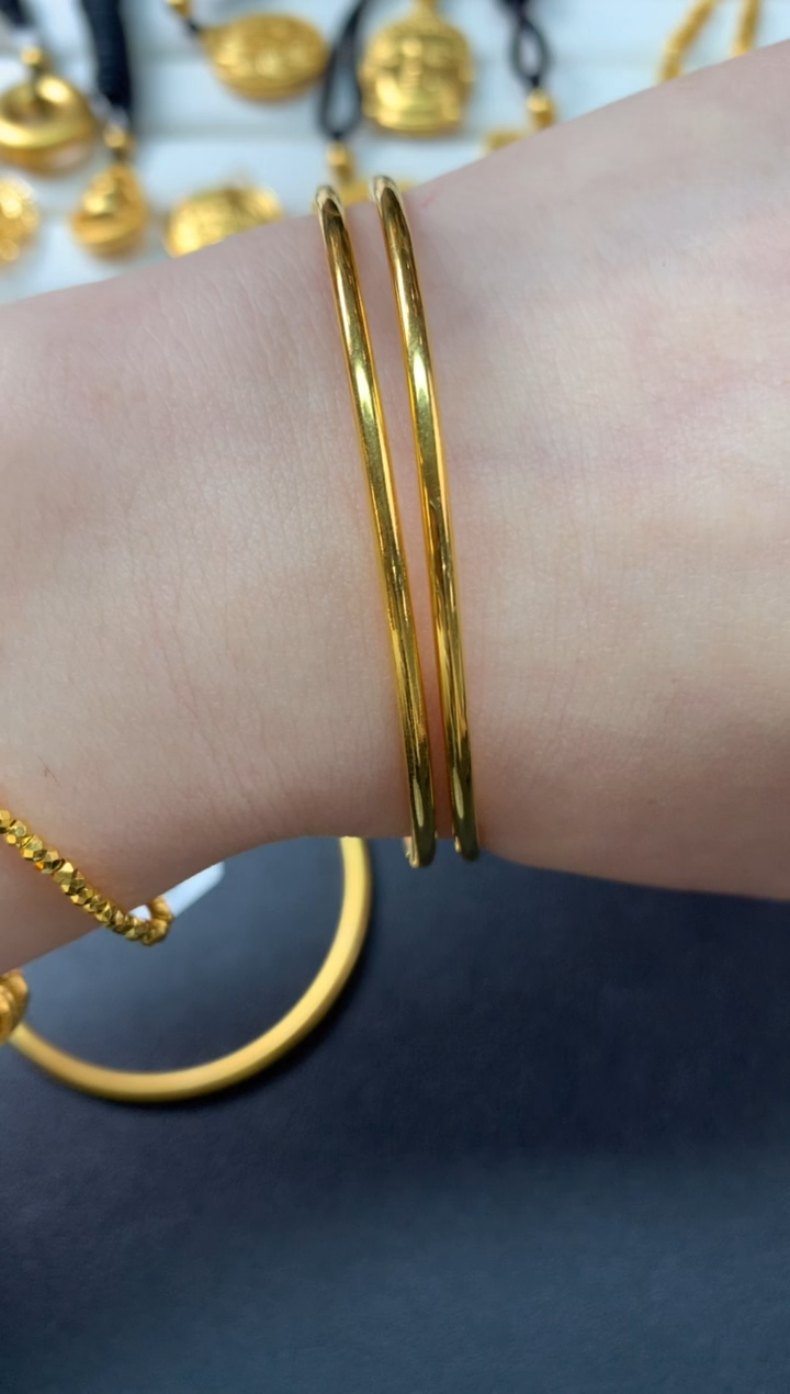 【闪购商品】定制足金手镯多样性发其一Z495|2465    