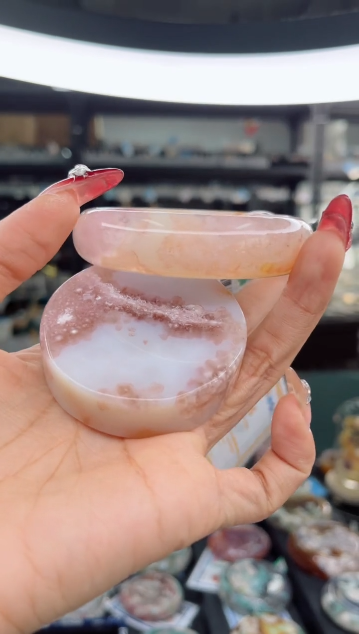 【闪购商品】石英质玉手镯未镶嵌58圈口（赠品镯心）3572376