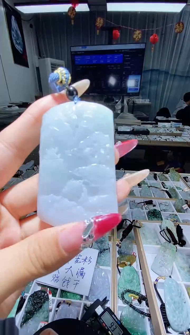 【闪购商品】翡翠颈饰未镶嵌天然缅甸翡翠A货未镶嵌