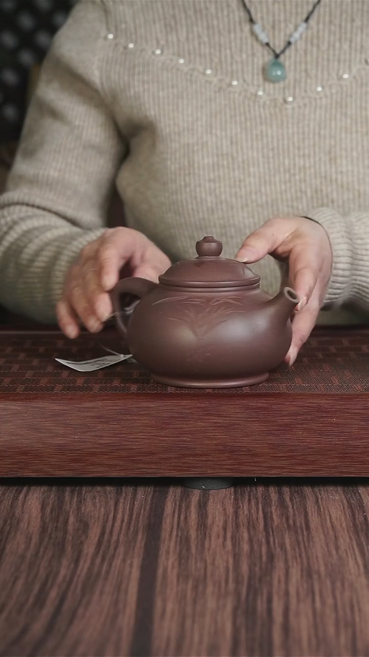 【闪购商品】紫砂茶壶潘俊  清风竹隐