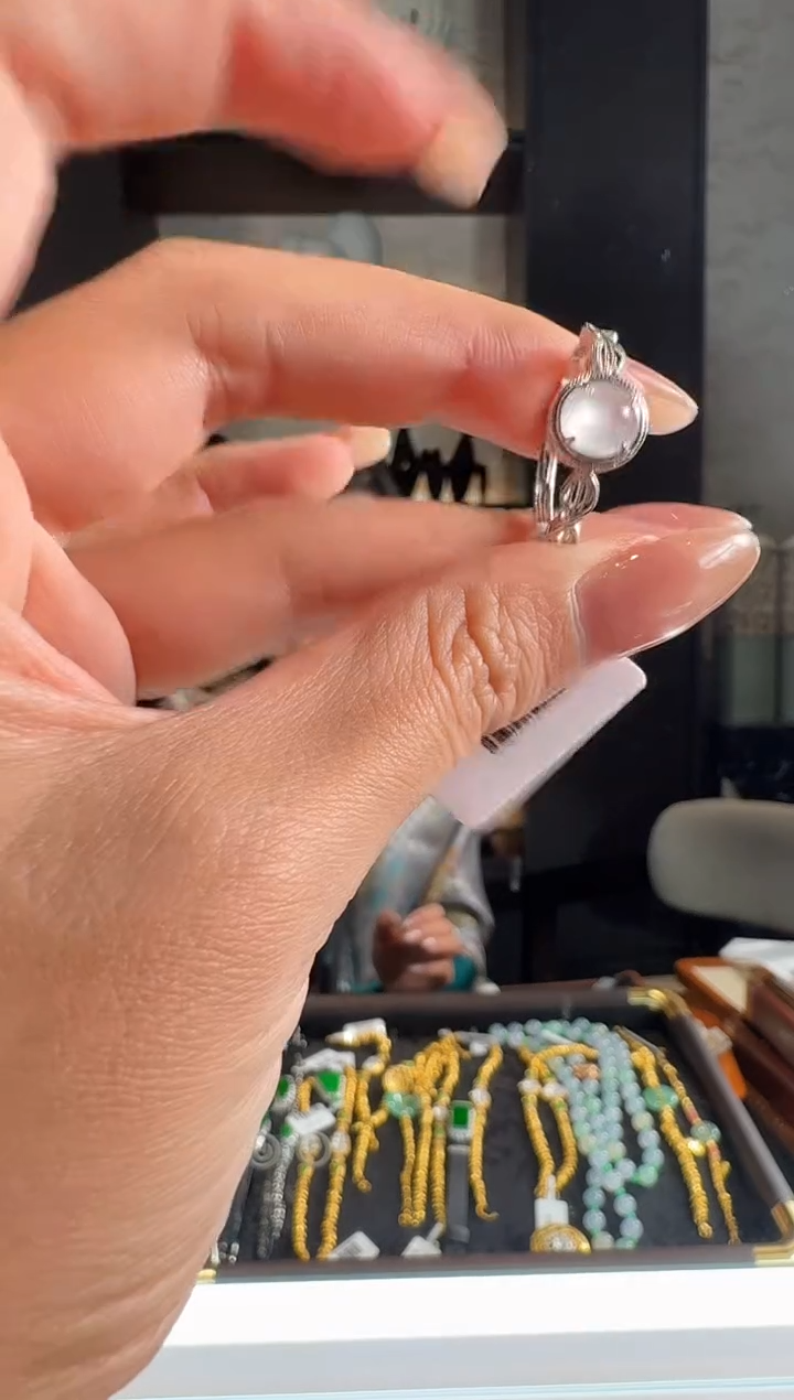 银S925镶嵌戒指翡翠53