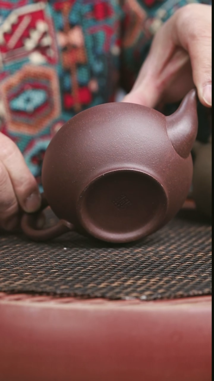 茶壶紫砂高砂老紫泥笑樱300CC 