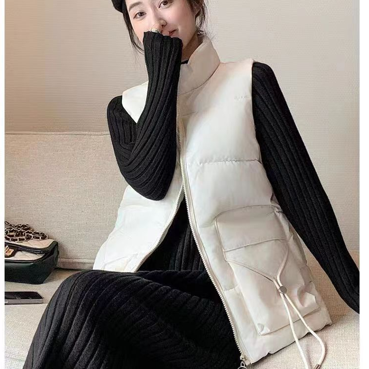 216 秋冬女士百搭洋气棉服马夹 F241 三楼