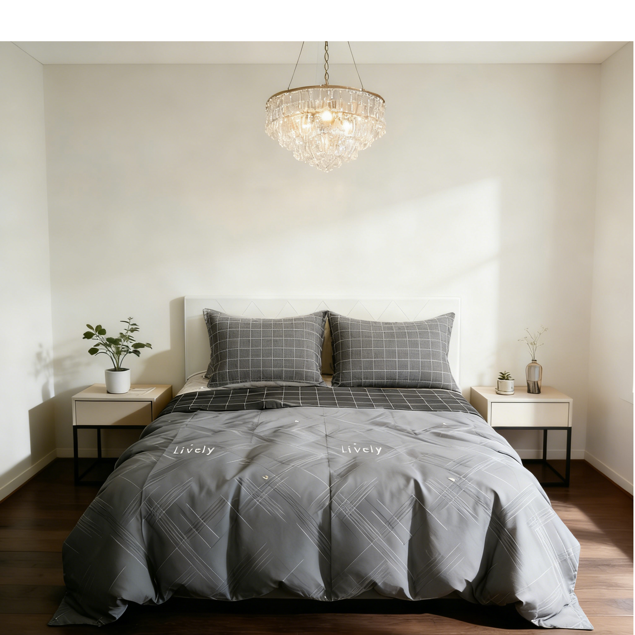 < 格调 >  全棉 单人 双人纯棉被罩 高支高密透气 斜纹被套