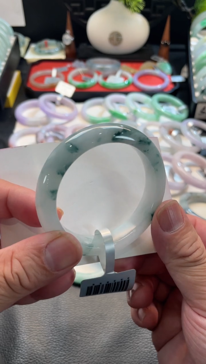 未镶嵌手镯翡翠105号链接  53正圈