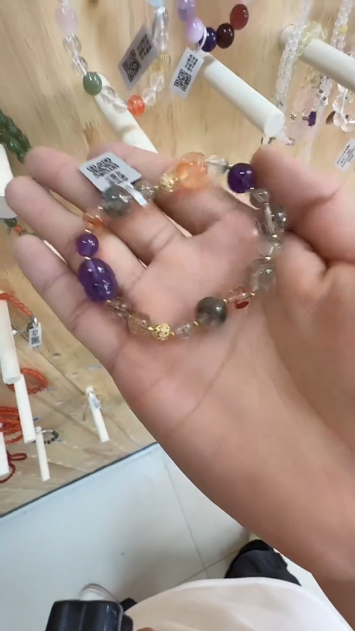 未镶嵌手链水晶村0557