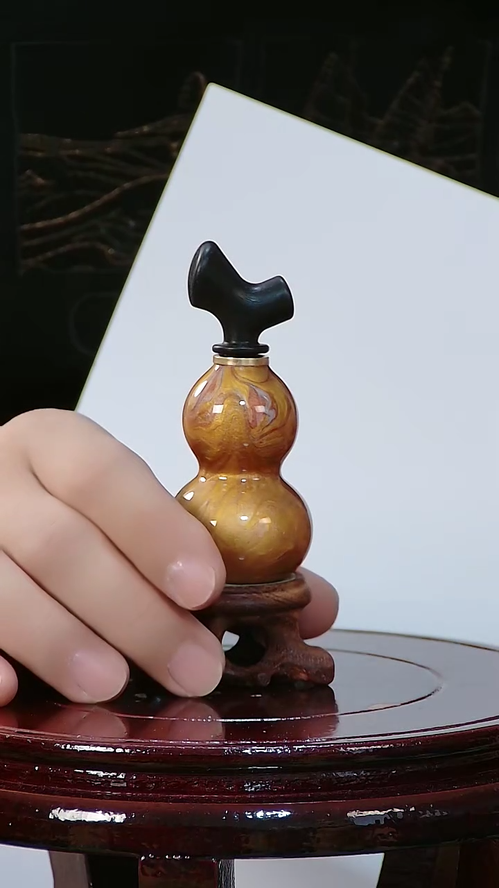 藤越**好葫芦把件   793