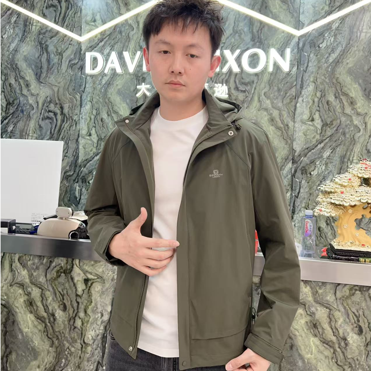 户外连帽休闲夹克1505