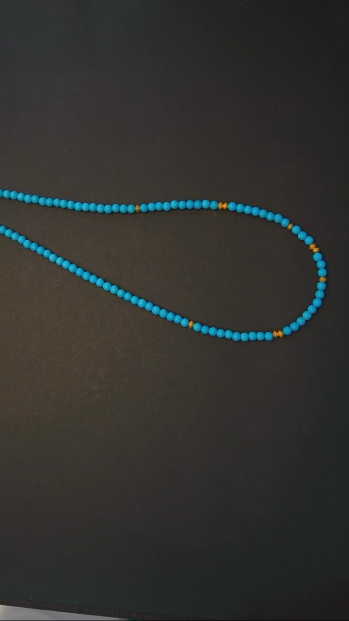 【闪购商品】绿松石项链银S925镶嵌发货一件