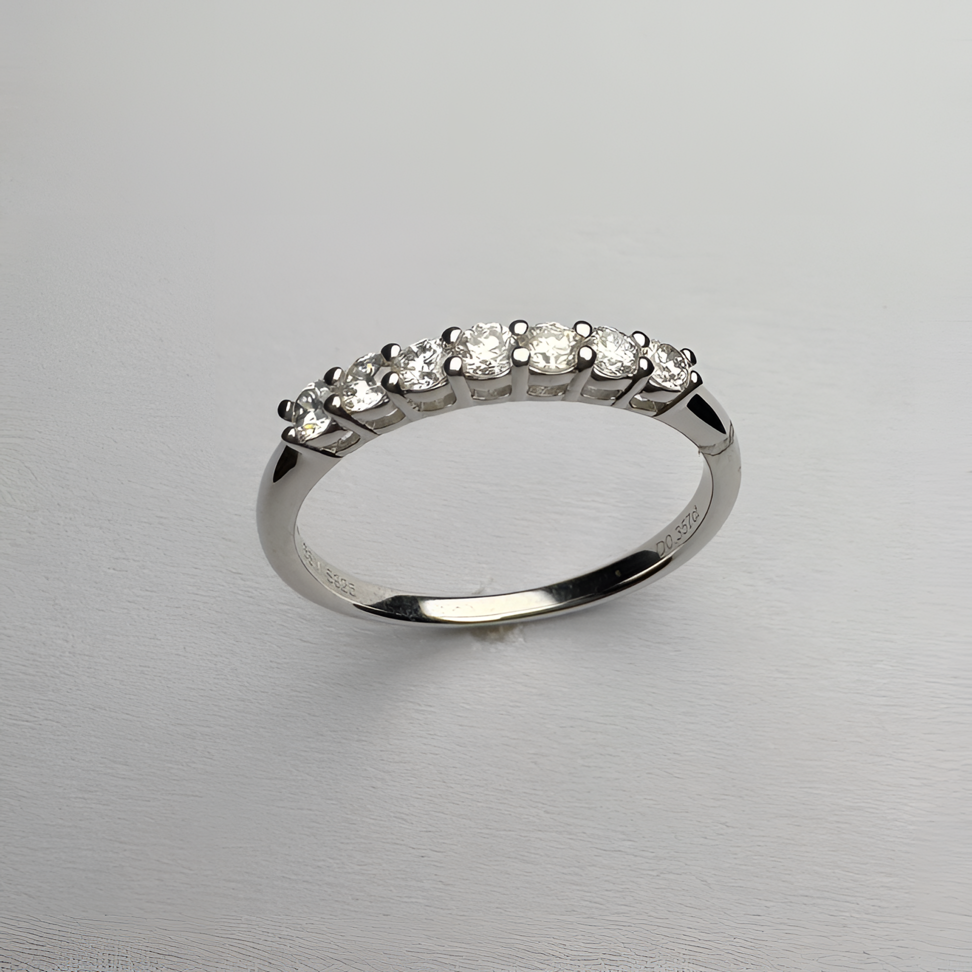 实验室培育钻石福利款925银培育钻石戒指七公主招财百搭排戒