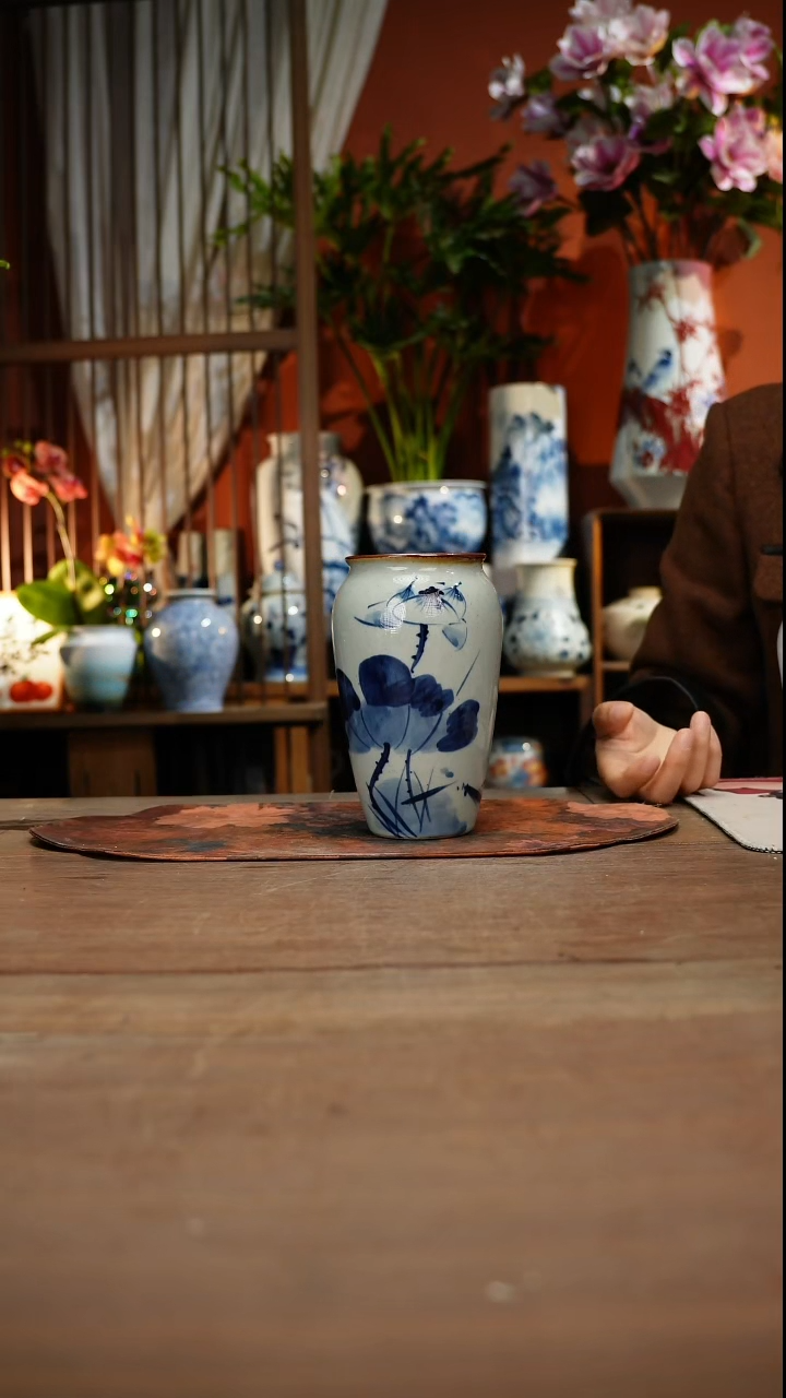 当代高温釉下彩手绘陶瓷餐具