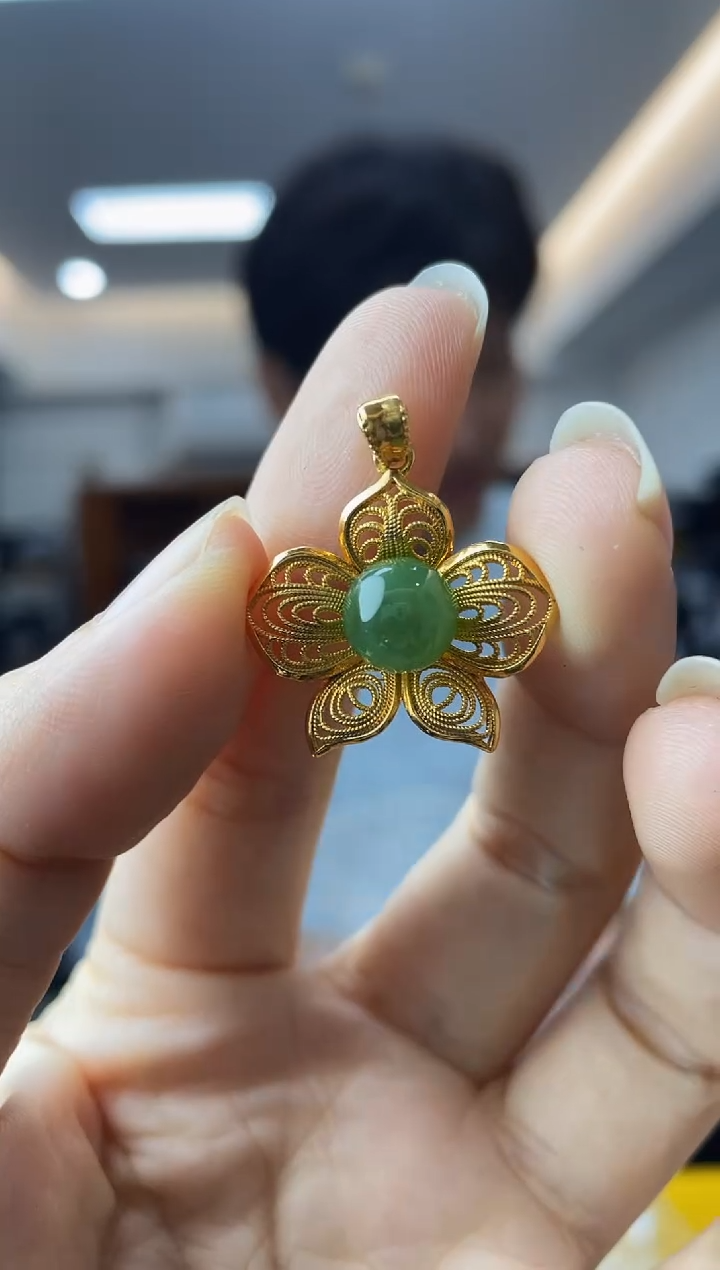 【闪购商品】和田玉·18K金镶嵌多样性一件发货