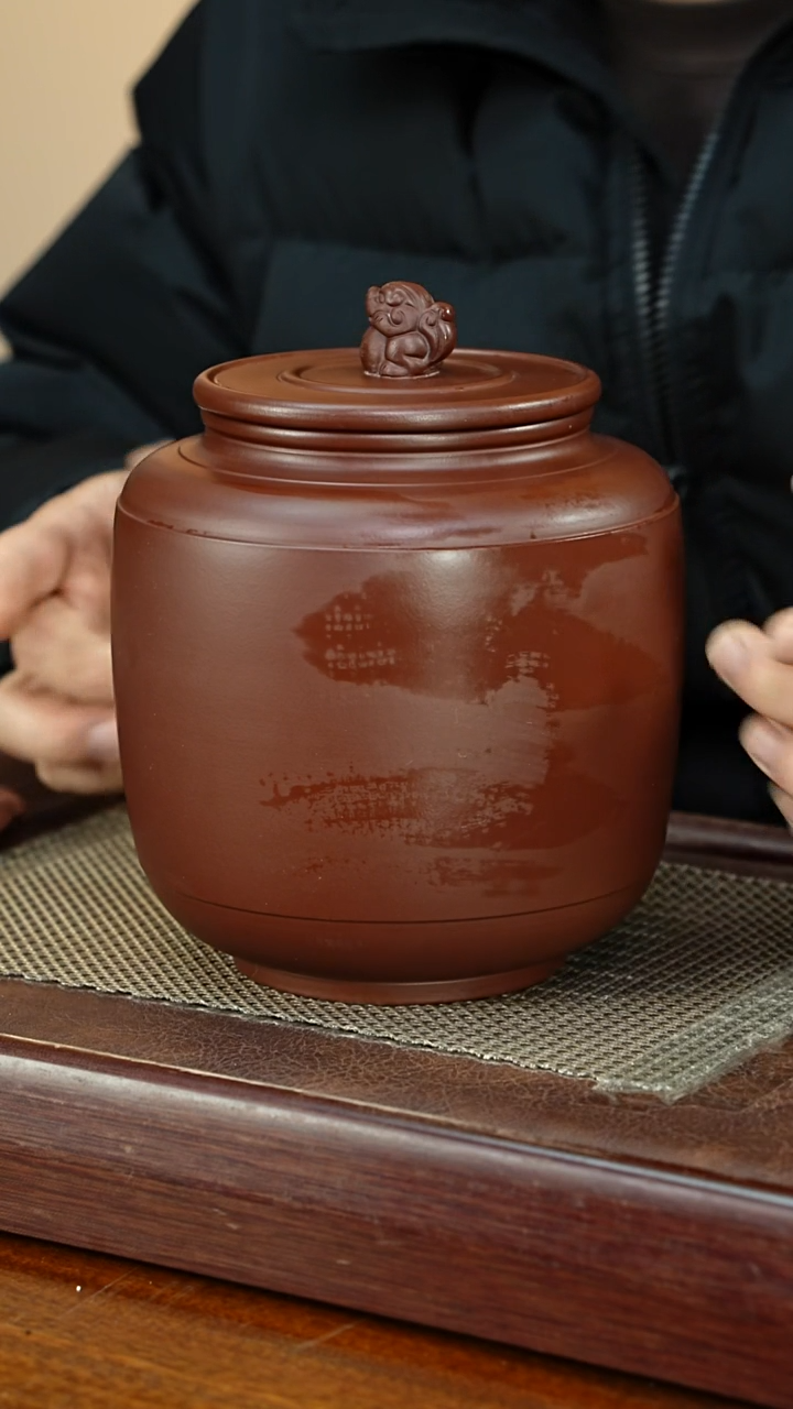 宜兴原矿紫砂茶叶罐