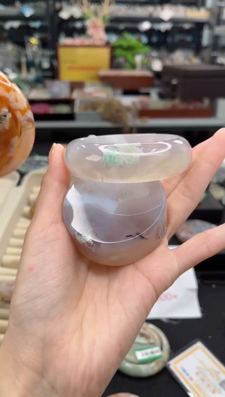 【闪购商品】石英质玉手镯未镶嵌58圈口（赠品镯心）6681060