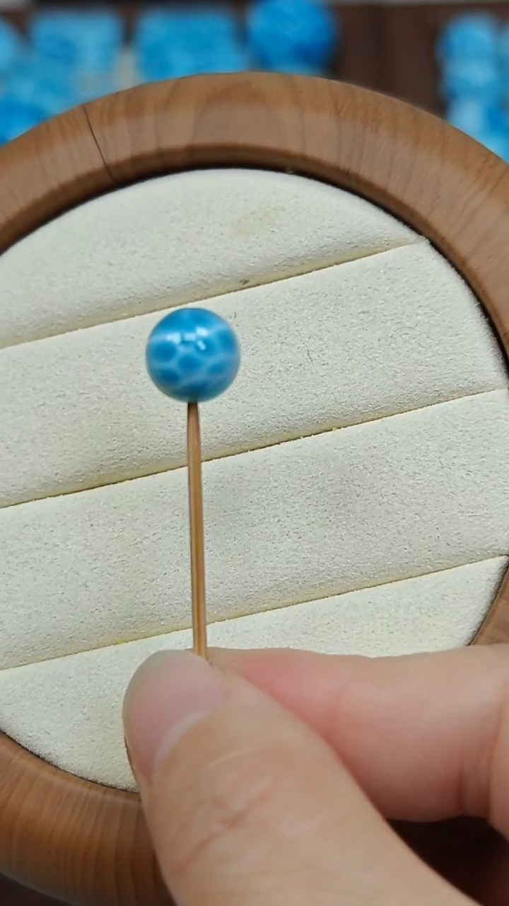 未镶嵌针钠钙石（海纹石）珠宝半成品雪****️多样性发其一