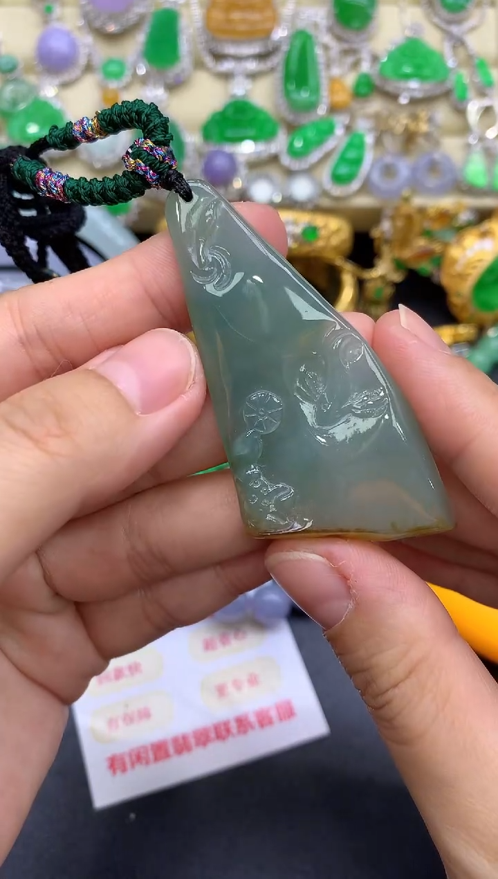 颈饰未镶嵌翡翠180-中国好珍宝