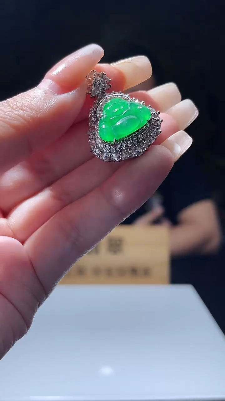 翡翠未镶嵌颈饰L-@@QJJJ062101