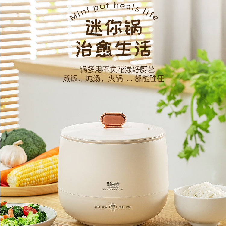 家用电饭煲多功能全自动小型煮粥煮汤不粘内胆智能电饭煲3L