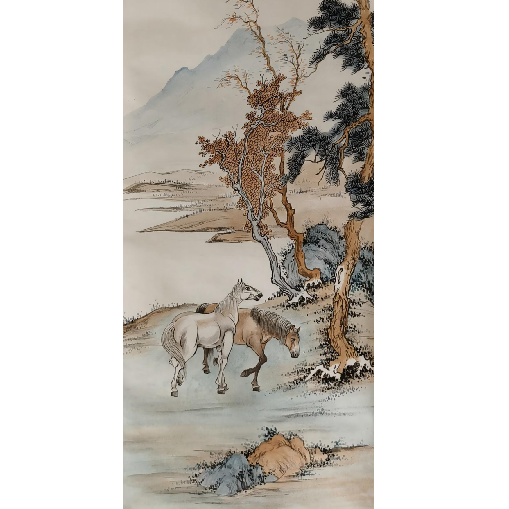 【辽拍美术】马  V250709-2-370  （3.1平尺）纸本镜片  yy28t