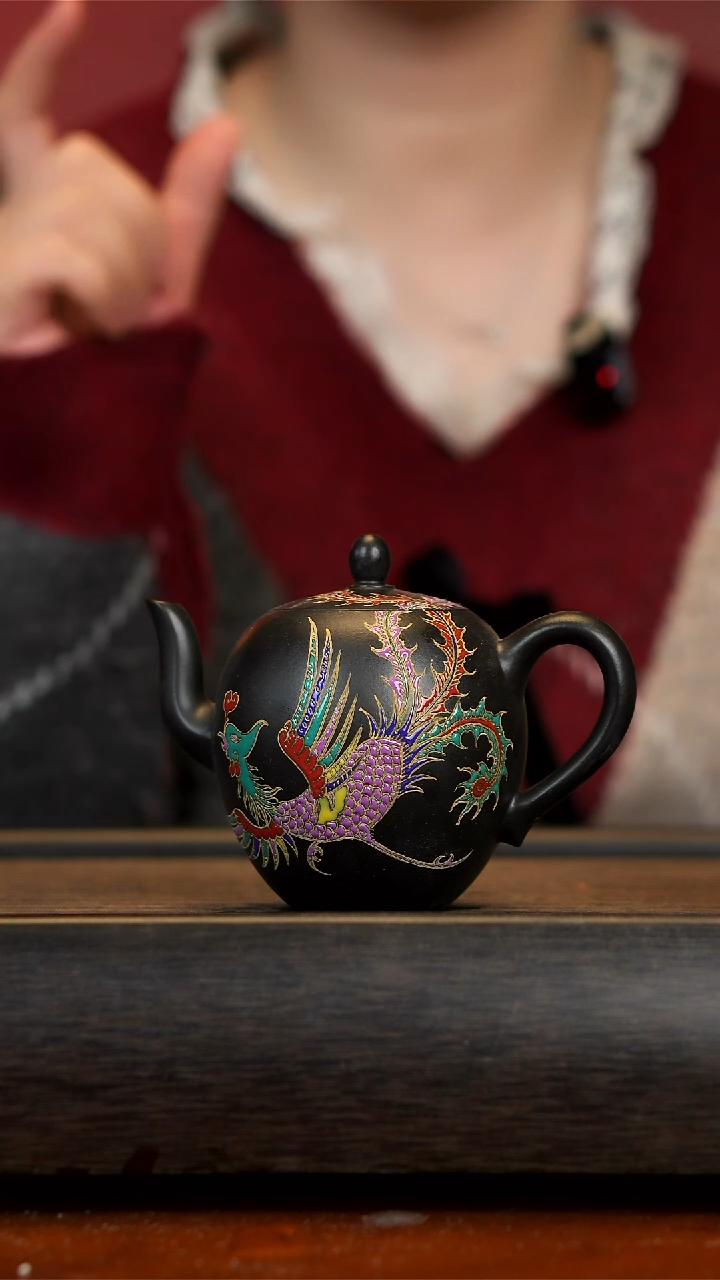 【闪购商品】紫砂茶壶念一紫砂  凤凰美人肩