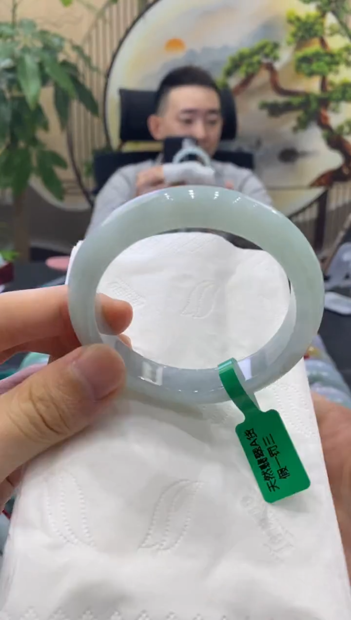 未镶嵌手镯翡翠4057