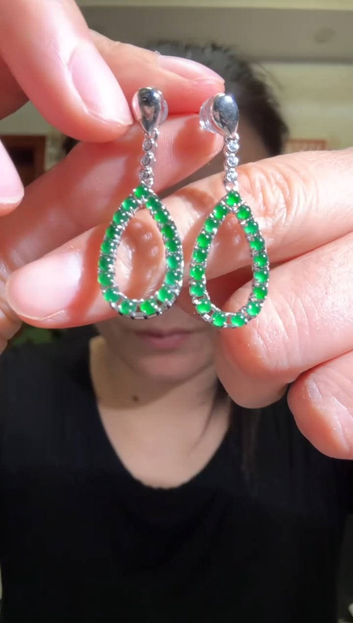 颈饰银S925镶嵌翡翠【多样性发其一】00005009