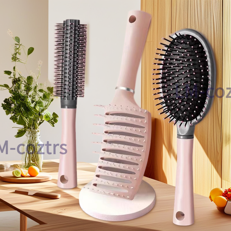 气垫梳女士长发按摩蓬松造型梳家用大弯排梳子