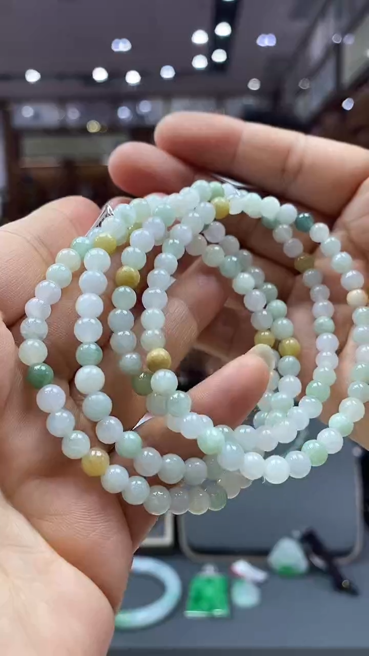 颈饰未镶嵌翡翠手串多样性发一件