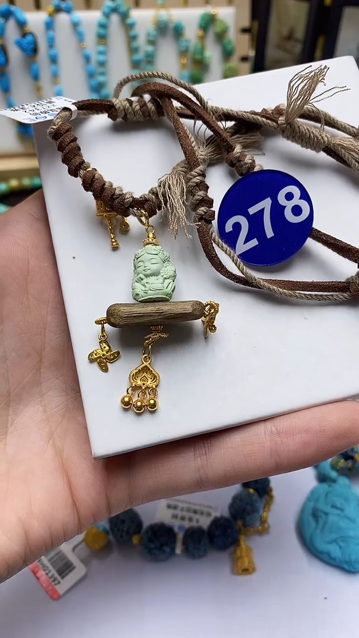 绿松石未镶嵌项链278