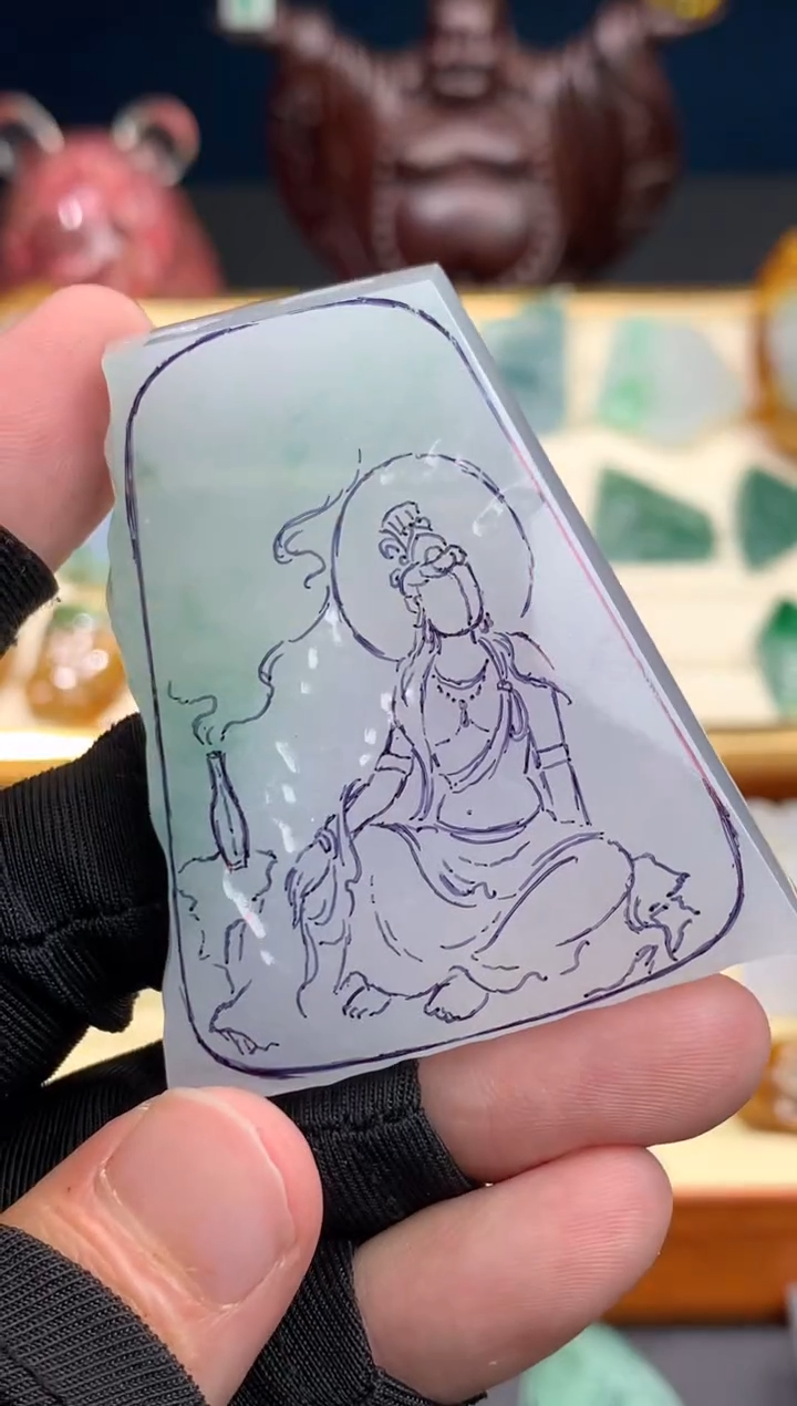 未镶嵌定制翡翠天然翡翠裸石（包工）