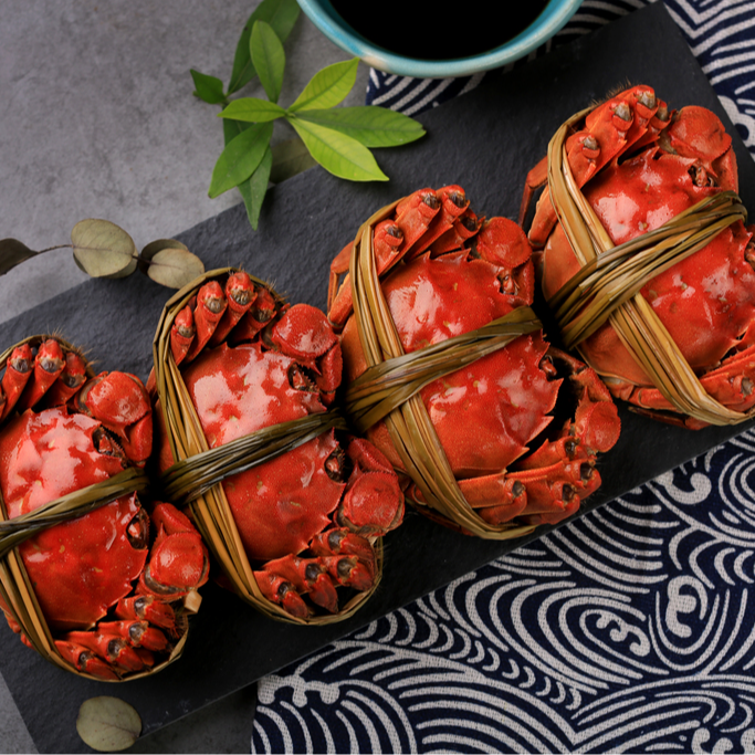 【活蟹】江苏大闸蟹公蟹6.0-5.7两+母蟹4.0-3.7两 礼盒装活蟹现发 顺丰京东发货 买4对送1对共10只 T2