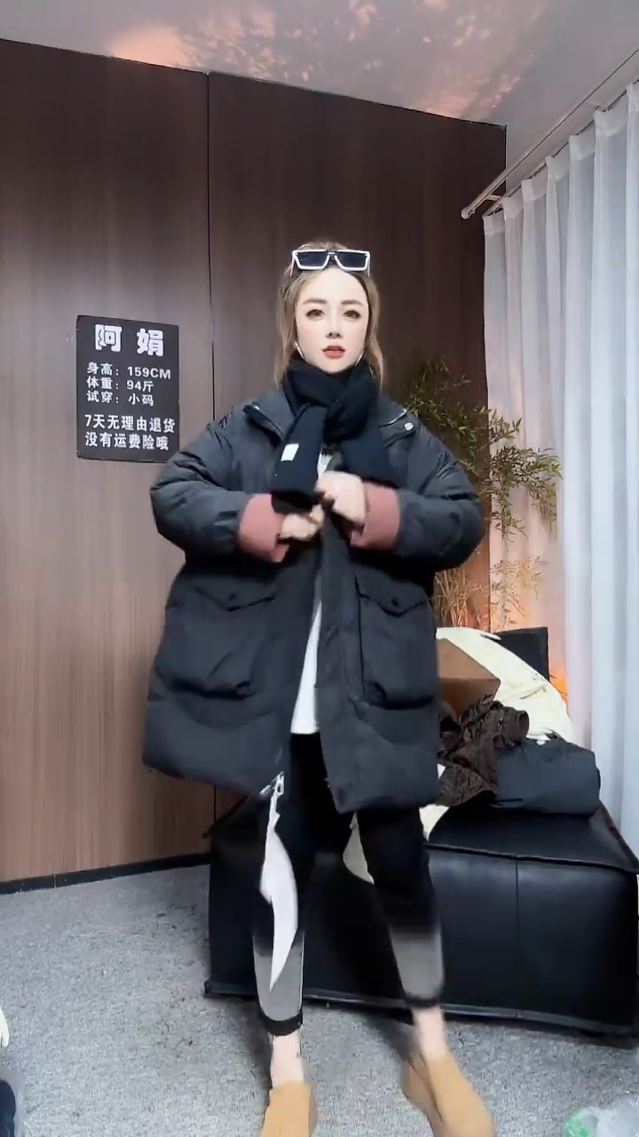 3186黑色外套爆款