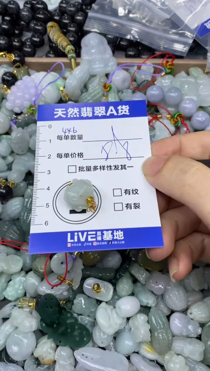 颈饰未镶嵌翡翠天然翡翠A货批量多样性发一件