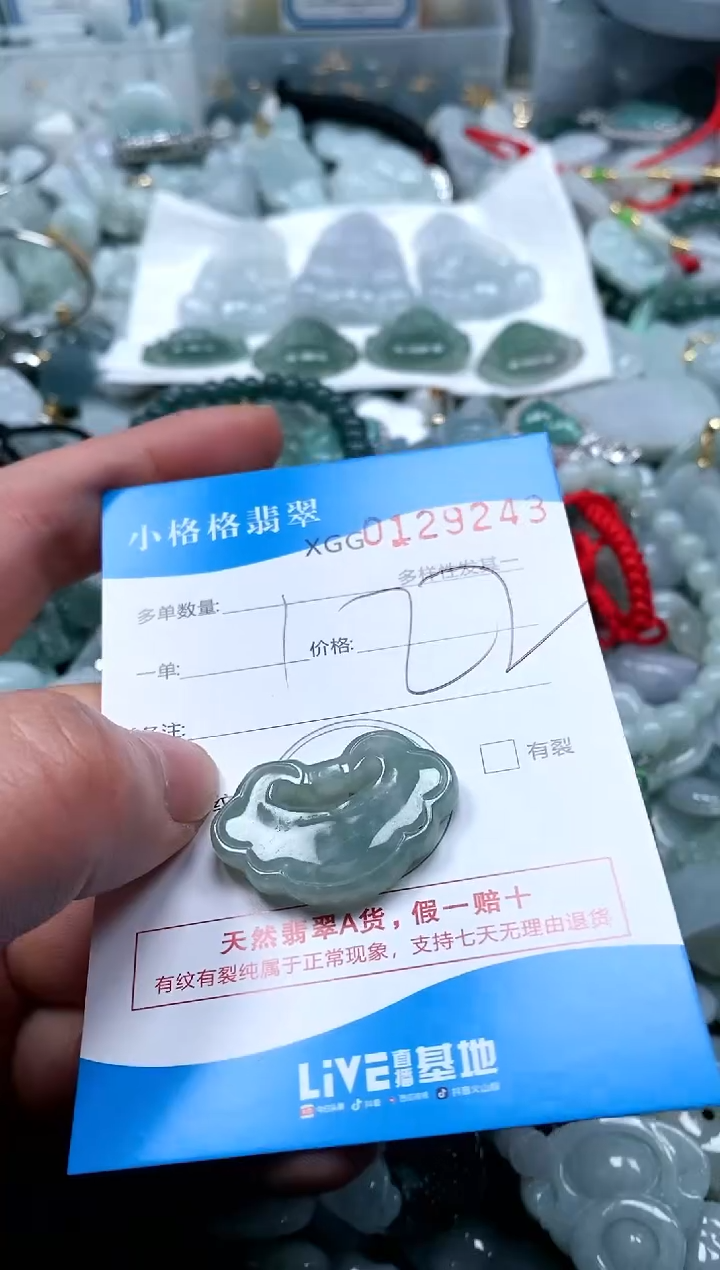 【闪购商品】翡翠颈饰未镶嵌闪购商品0129243