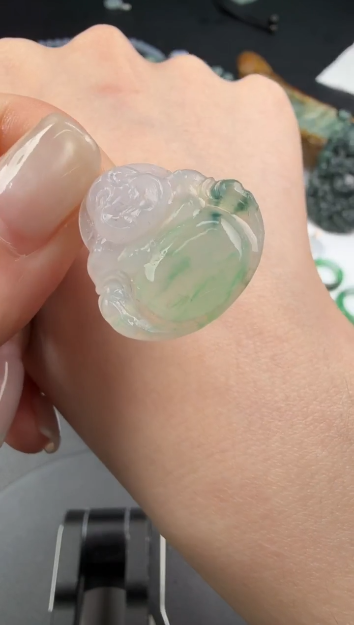 未镶嵌定制翡翠翡翠饰品-187 毛货