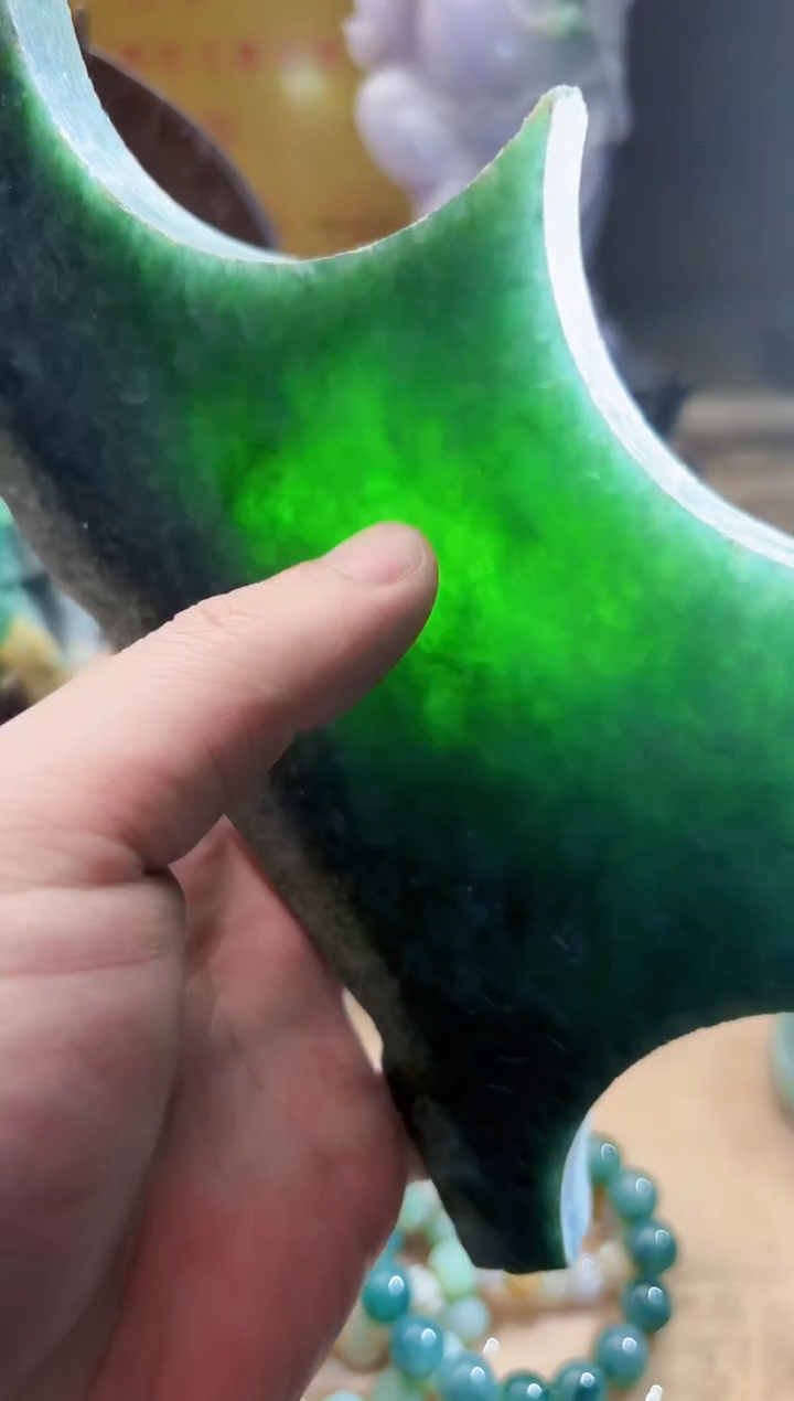 未镶嵌挂件翡翠A货张麦9528