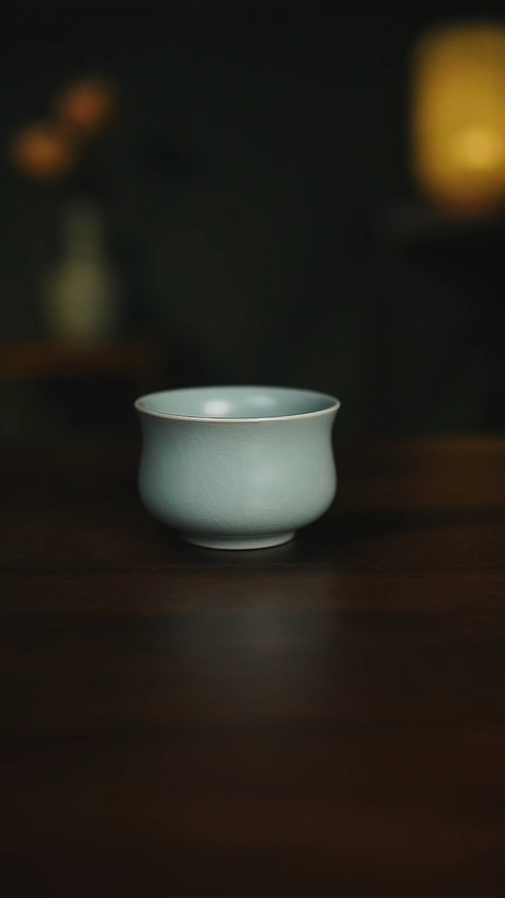 【闪购商品】仿古釉 支钉烧 望月杯