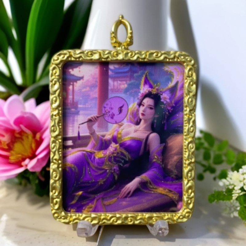 紫狐娘娘唐卡男女同款