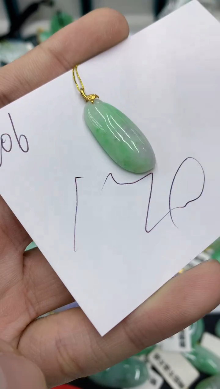 【闪购商品】翡翠颈饰18K金镶嵌号链接1111111