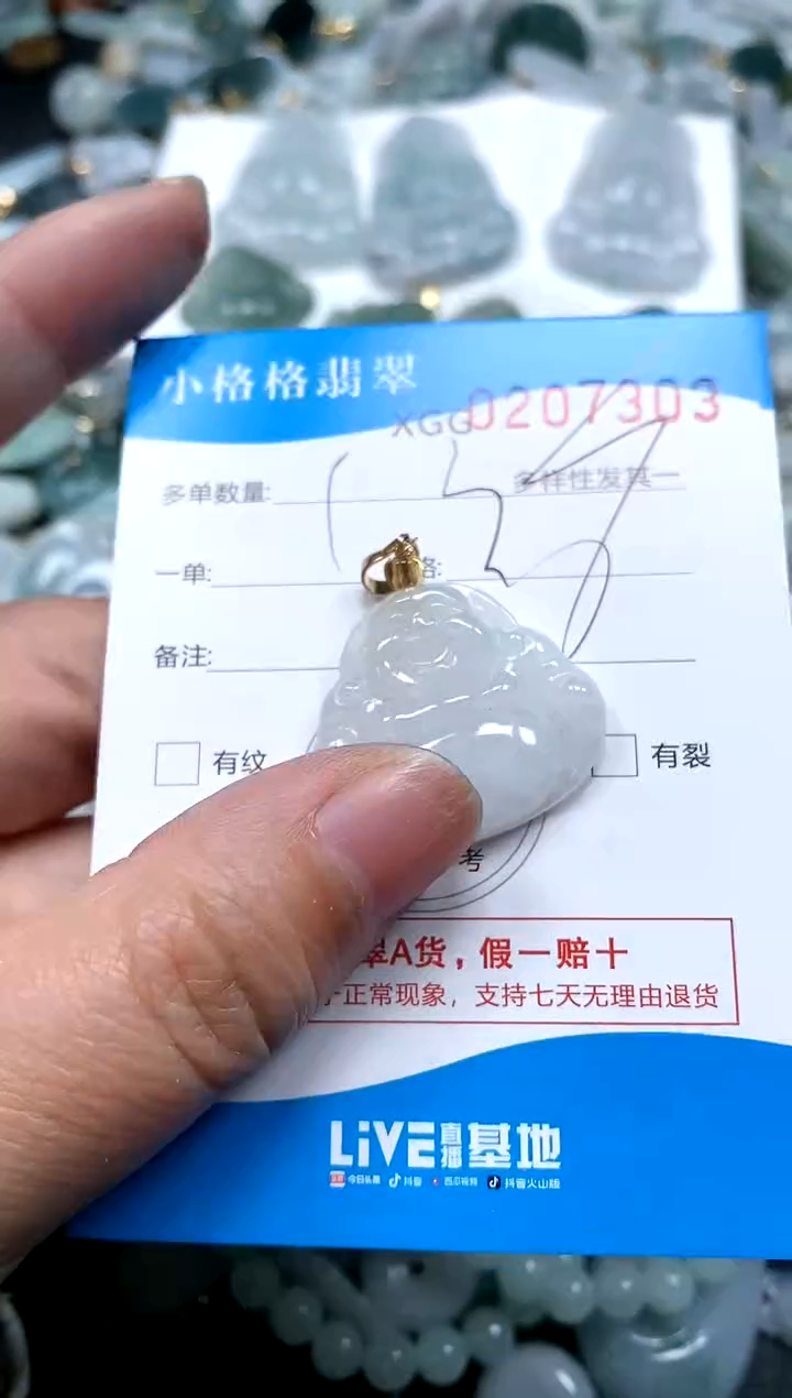 【闪购商品】翡翠颈饰未镶嵌闪购商品0207103