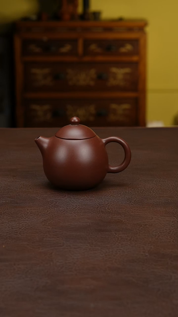 茶壶紫砂滚压龙蛋